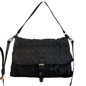 Cole Haan Heritage Quilt Jenna Shoulder Handbag Black
